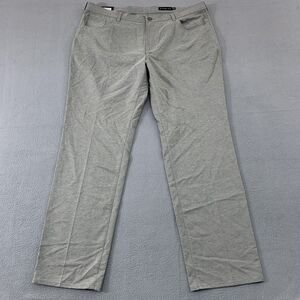Dunning Golf Pants Mens 40x32 Gray Stretch Performance Polyester Spandex Casual